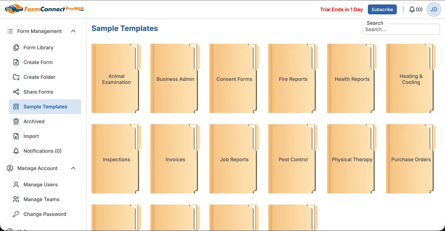 Sample Templates