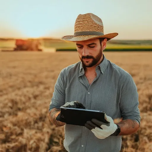 Agriculture team recording field data with FormConnect