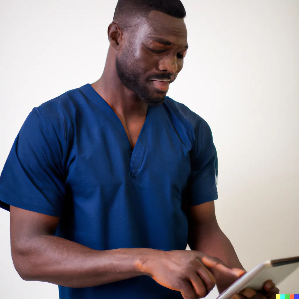 Physical therapy clinic recording patient assessments digitally