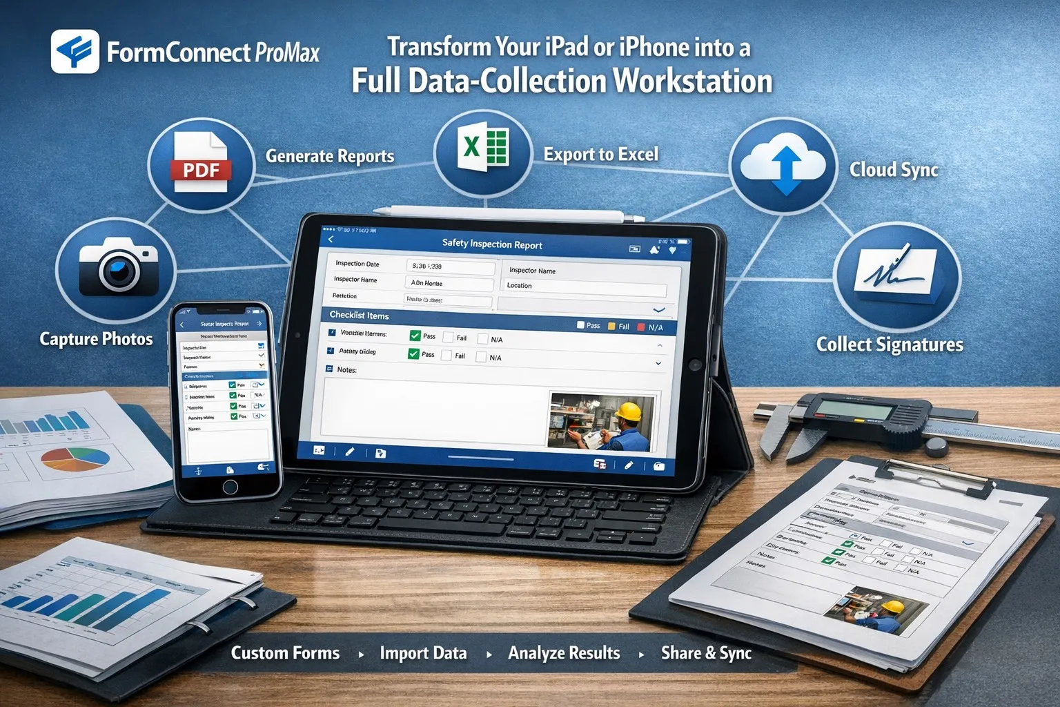 FormConnect ProMax on multiple devices for team form workflows