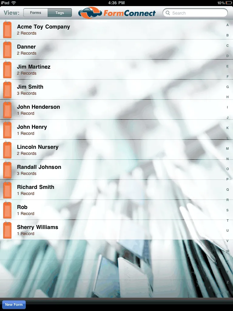 Records Grouped by Tag