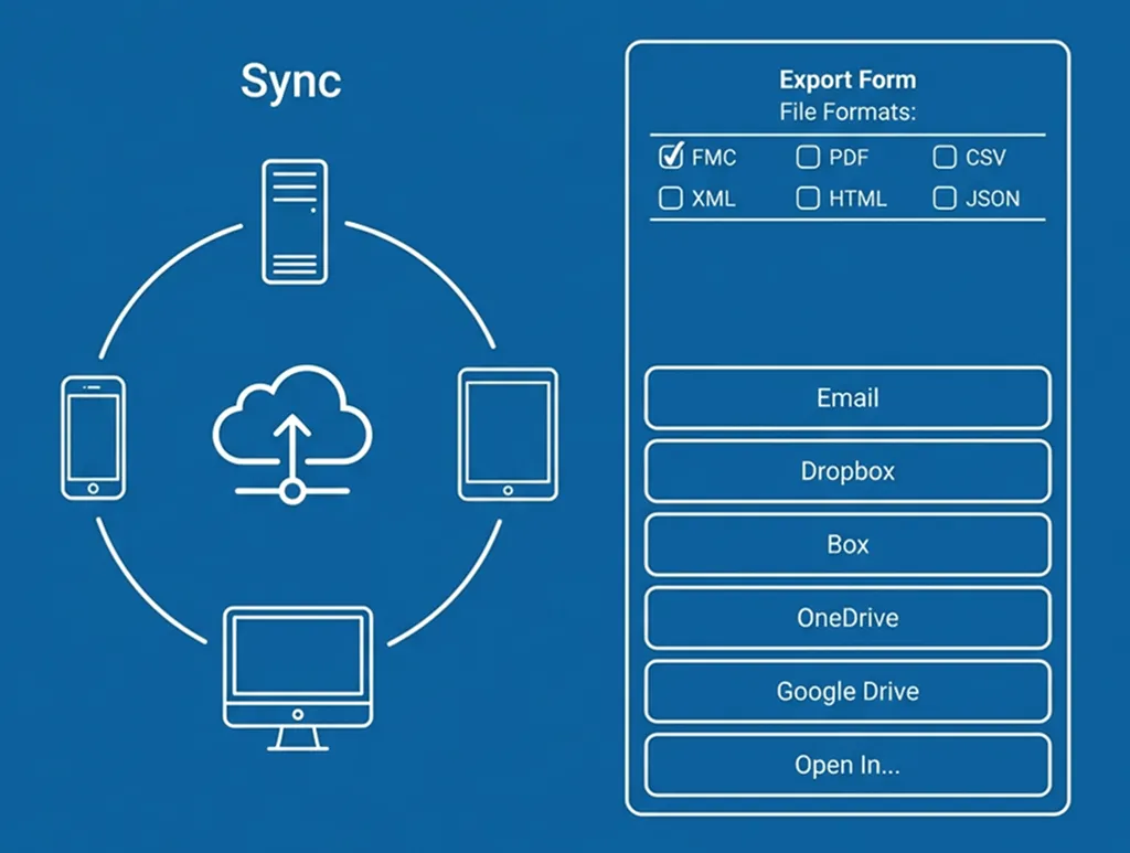 Syncing FormConnect data to the cloud across devices